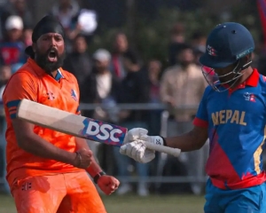 Netherlands beat Nepal in third Super Over, first time in history of T20 cricket